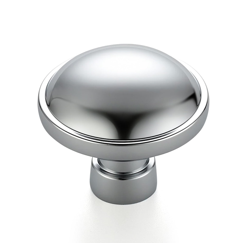 Polished Chrome Kitchen Pulls Cabinet Handles 1-1/4 Inch 15 Pack
