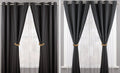 Wooden Curtain Tiebacks Holdbacks European Classic Retro Window Home Office Decorative Drapes Holders Strong - 2 Pcs