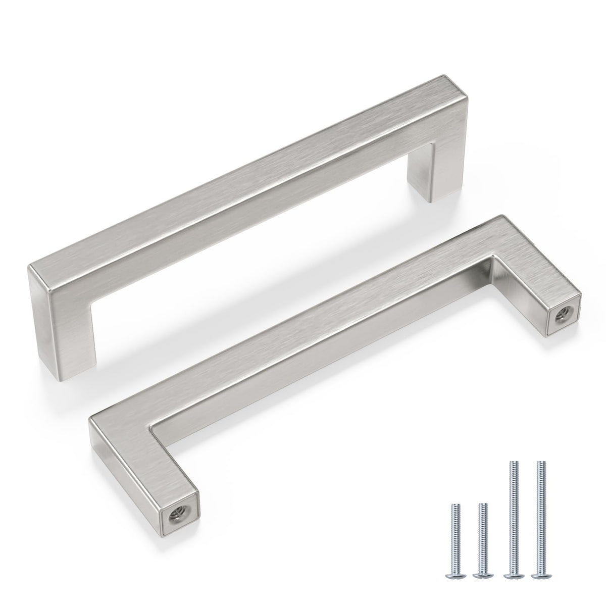 10 Pack 4 Inch Brushed Nickel Cabinet Pulls Drawer Handles