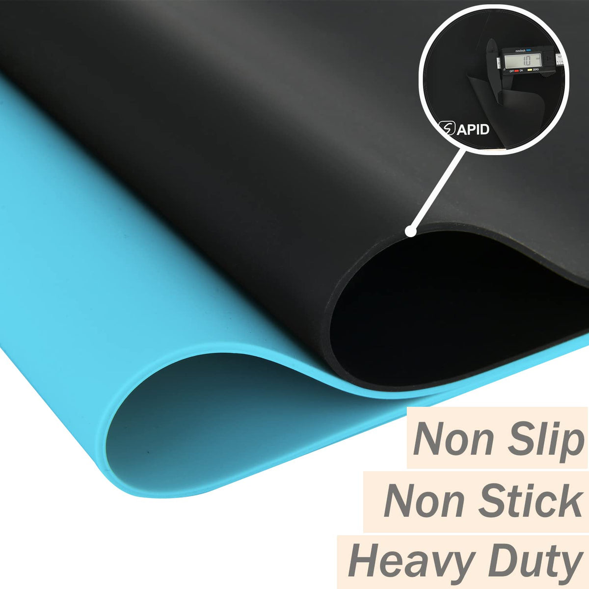 Extra Large Silicone Mat Kitchen Counter Heat Resistant Table Mat 36" x 24"