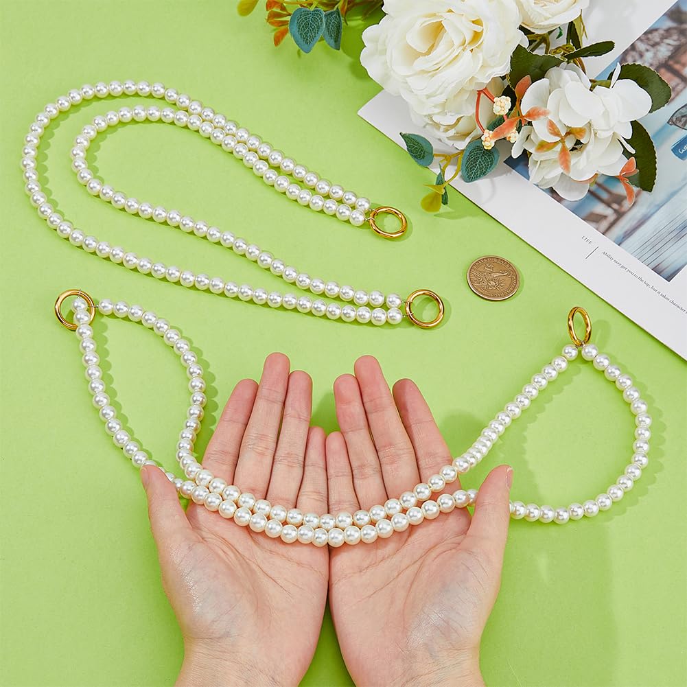 Pearls Curtain Tiebacks Decorative Curtain Holdbacks - 2Pcs