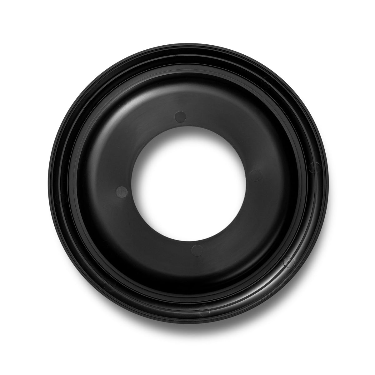 2 Pack Black Molded Nylon Ceiling Medallion for Light Fixtures