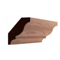 Colonial Crown Moulding Trim, 3/4" x 2-5/8", Red Oak, 94"