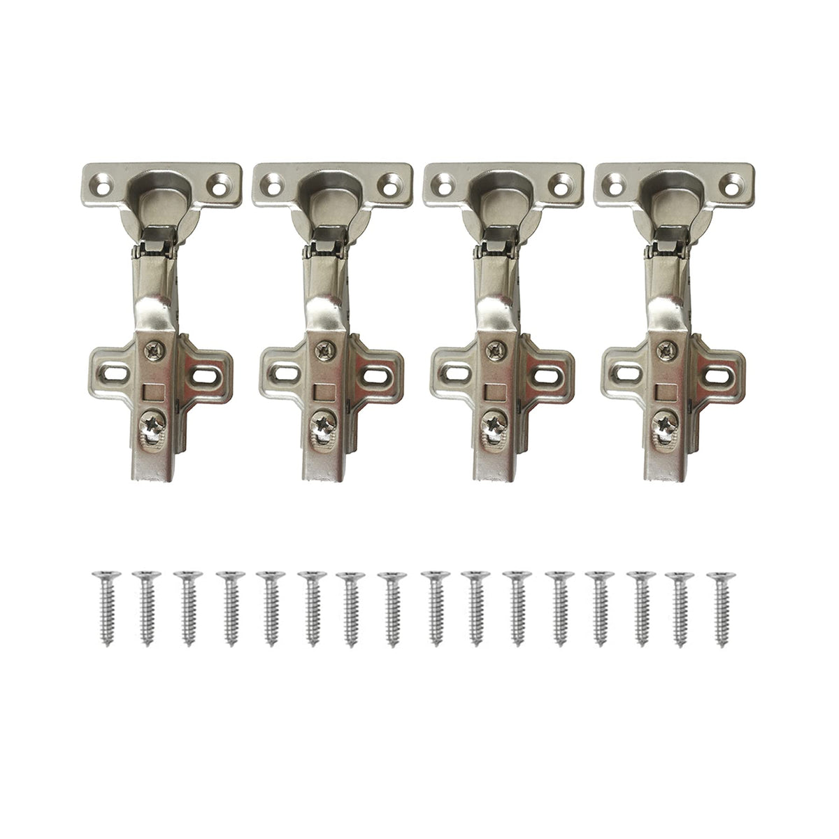 95 Degree Inset Hinges 26mm with Damper Soft Closing Clip on Assembly Kitchen Cabinet Cupboard Wardrobe Door Hinge