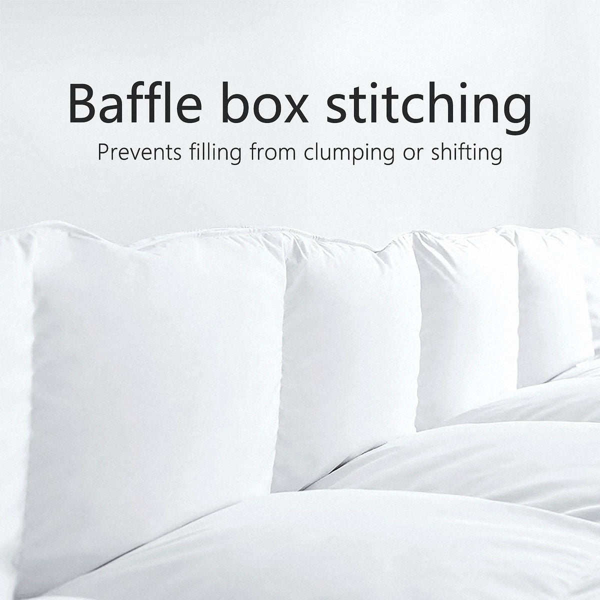 White Comforter, All Season Down Alternative Duvet Insert