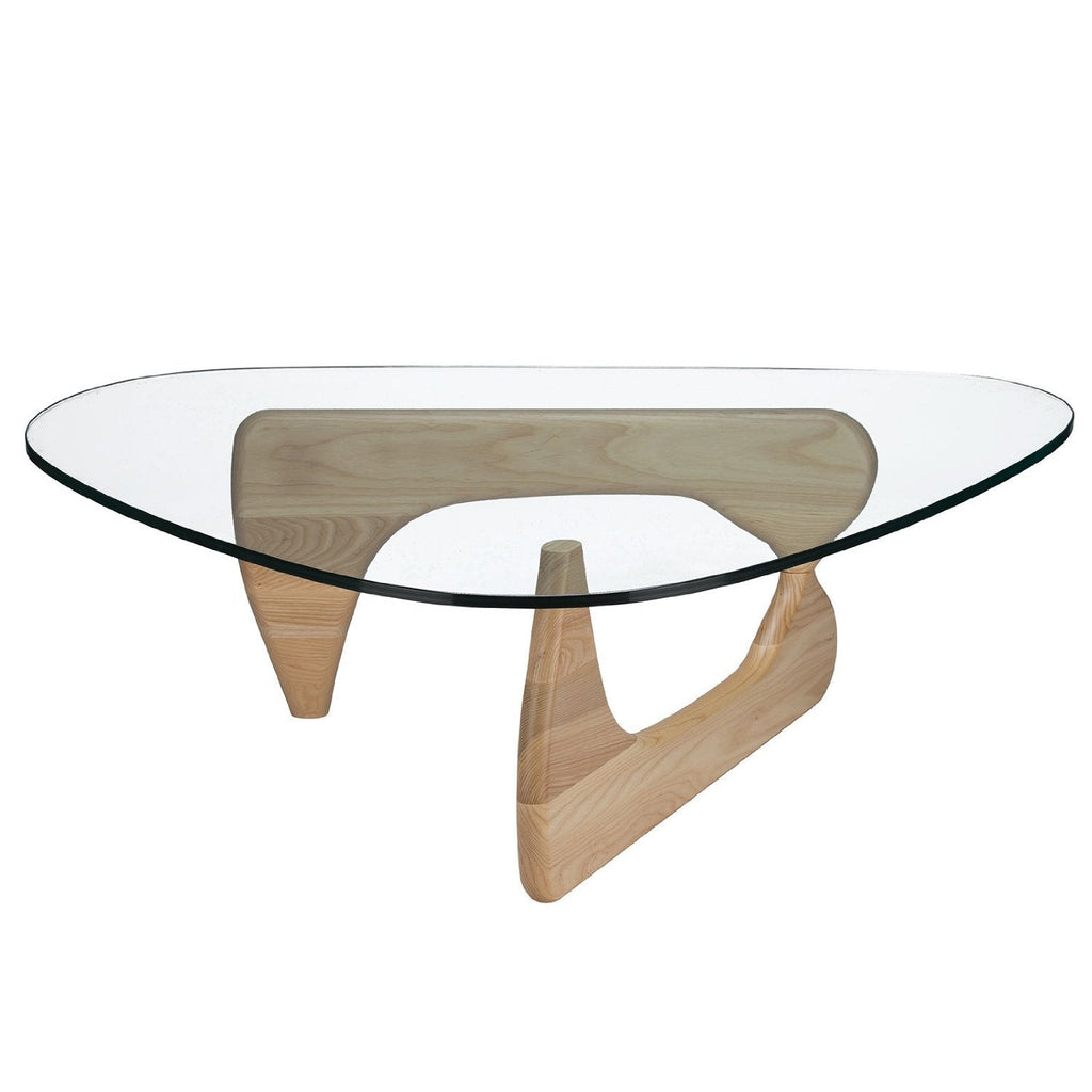 Inspired Noguchi Style Interior Coffee Table Natural Finish Base