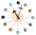 Inspired Nelson Style Ball Clock in Multicolor, Decorative Modern Silent Wall Clock