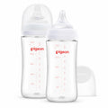 Glass Baby Bottles Wide Neck, 8.1 Oz, Pack of 2