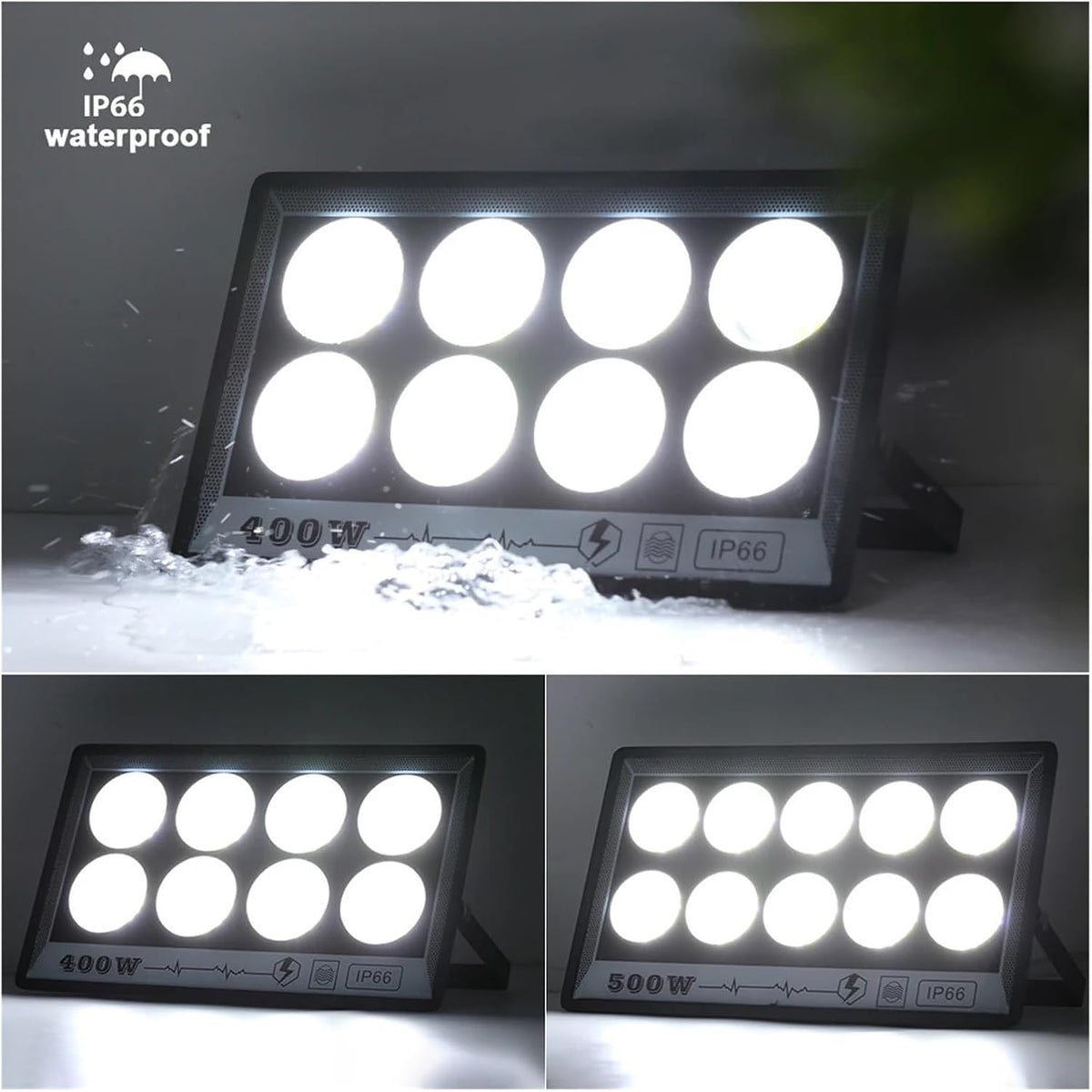 AC 220 LED Floodlight Outdoor Waterproof IP66 High Bright 50W 100W 200W 300W 400W 500W Led Spotlight for Garden Flood