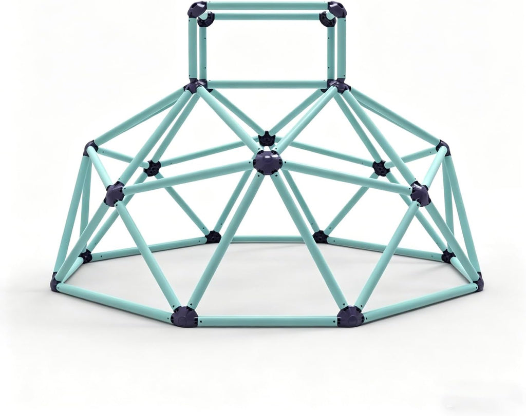 6FT Climbing Dome for Kids, 440LBS Geometric Dome Climber with Hot-Dip Galvanized Steel, Outdoor Jungle Gym for Ages