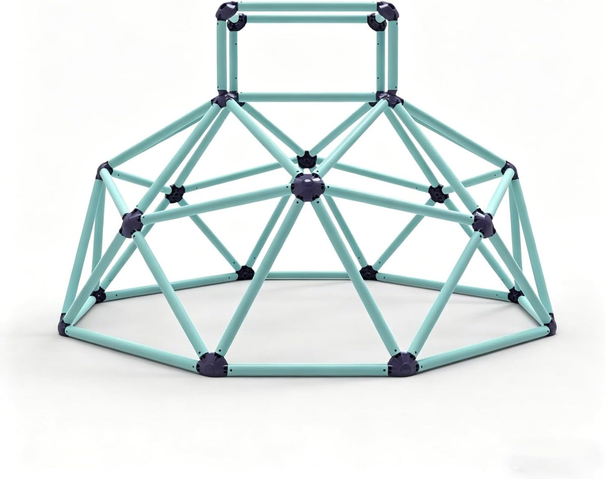 6FT Climbing Dome for Kids, 440LBS Geometric Dome Climber with Hot-Dip Galvanized Steel, Outdoor Jungle Gym for Ages