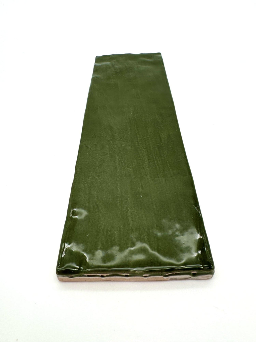 Rivian Zellige 2.5" x 8" Ceramic Wall Tile (5.38 Sq. Ft. / Case) (Green)