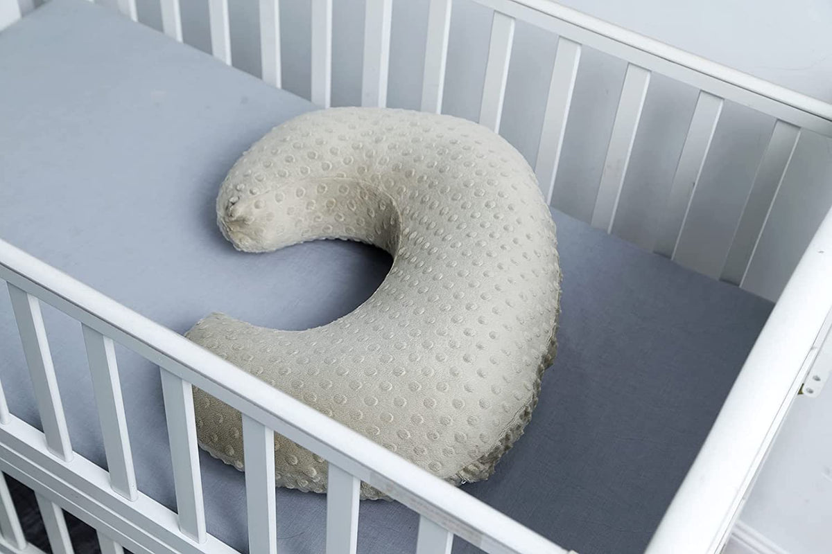Nursing Pillow with Nursing Pillow Cover Set for Breastfeeding Moms, Ultra-Soft Nursing Pillows for Infant Newborn
