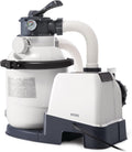 Krystal Clear 1,500 GPH Sand Filter Pump for Above Ground Pools | 26643EG - 10" Tank for Swimming Pools: 2,800 to