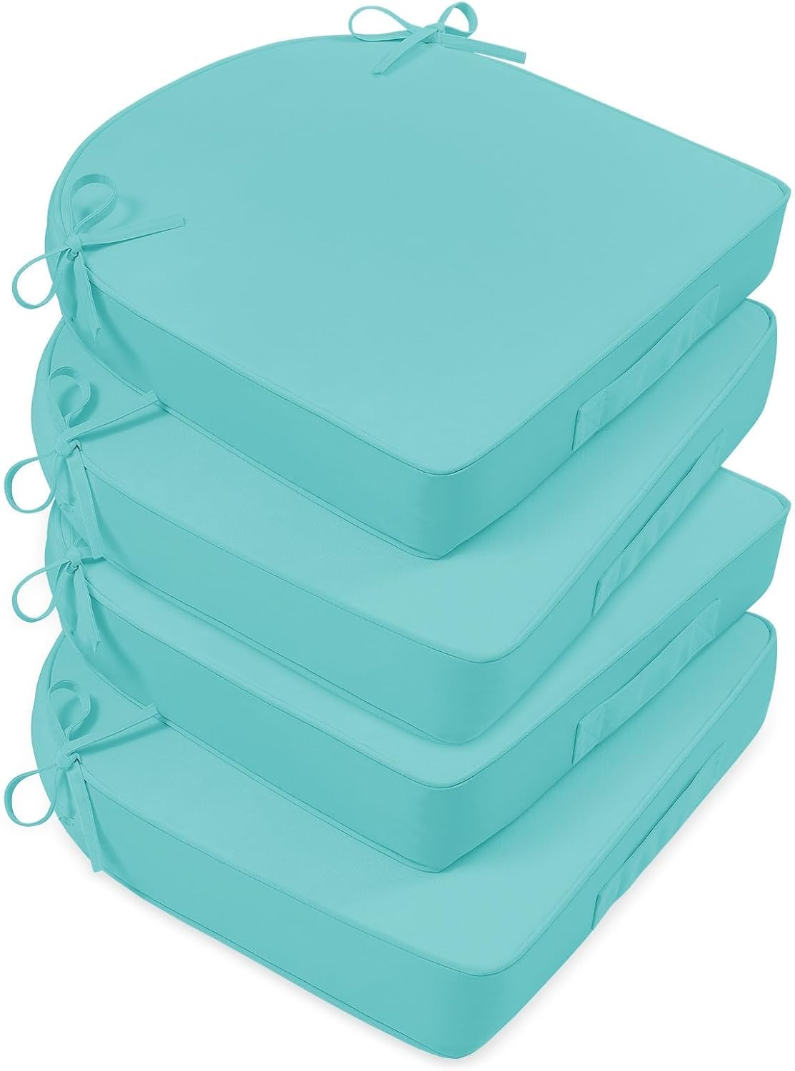 Outdoor Cushions Furniture: Waterproof & UV Resistant Outdoor Chair Cushions Set of 4-19 x 19 x 3 Inch Thick Patio