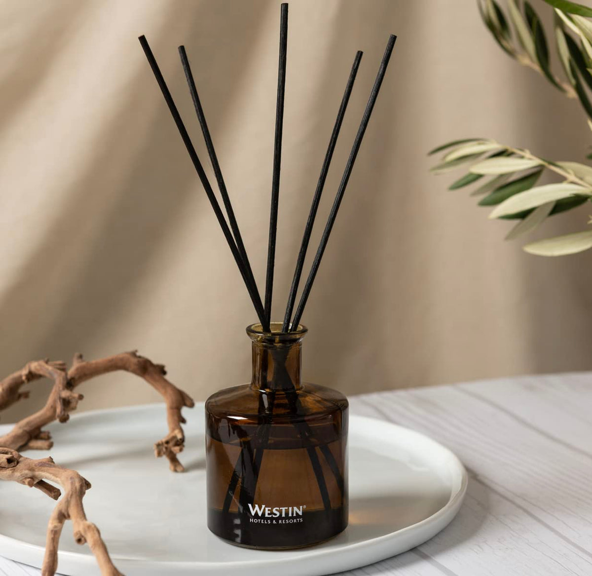 White Tea Reed Diffuser - Home Fragrance Set with Signature White Tea Scent - 5 oz.