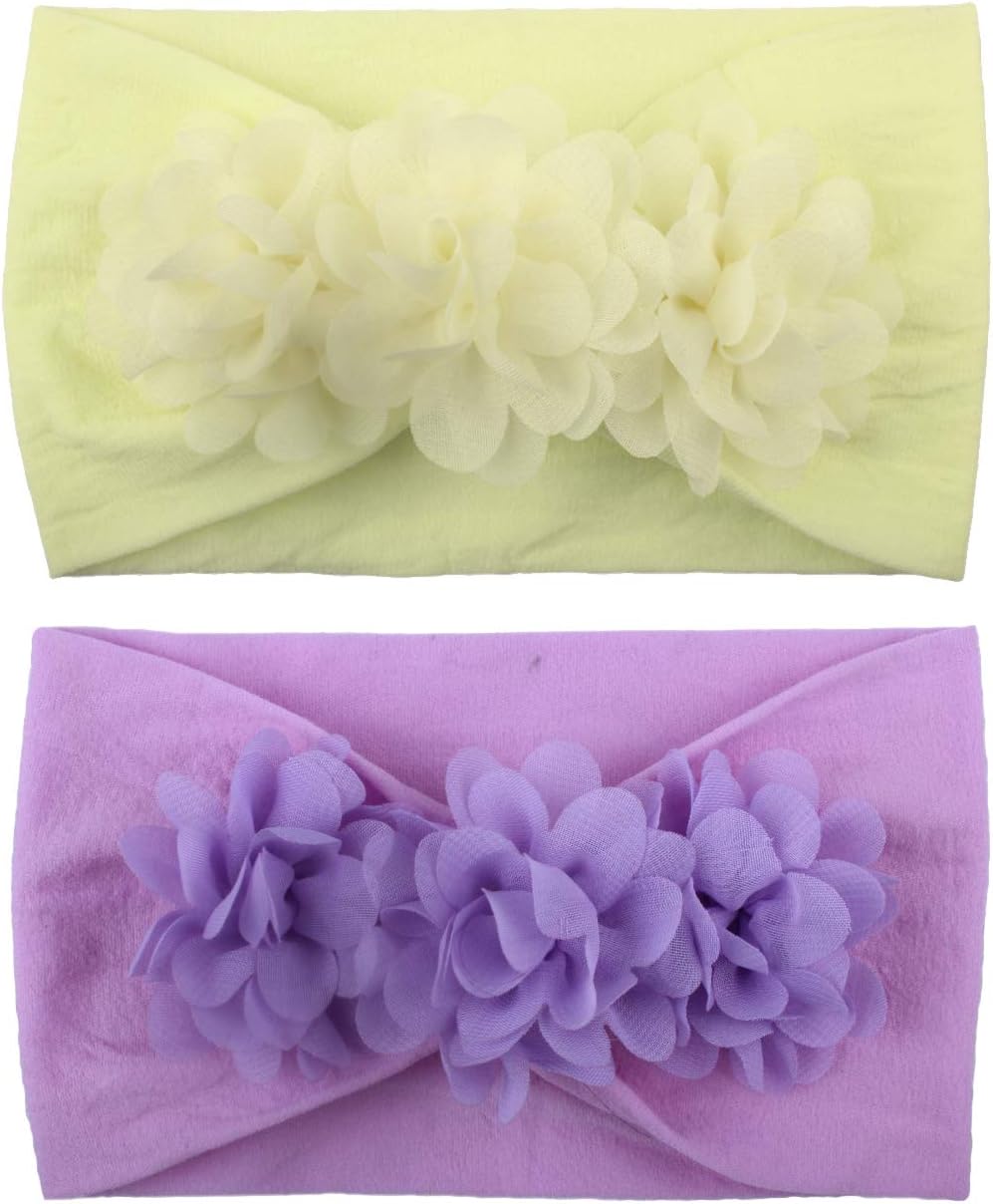 Stretchy Knot Nylon Baby Headbands For Newborn Baby Girls Infant Toddlers Kids Bows Child Hair Accessories