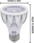 PAR20 E26 Dimmable COB Bulb 12W Daylight High Lumen Can Light 2 Pack