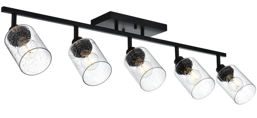 Black Track Lighting Kit Ceiling Mount Kitchen Track Lighting Fixtures, Bathroom Ceiling Tracking Vanity