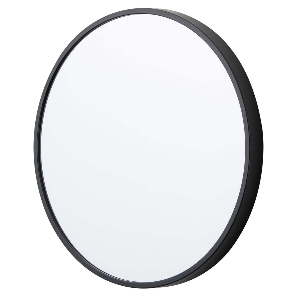 3‐Pack 10" Black Round Wall Mirror Set