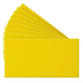 3x6 Ceramic Subway Tile Gloss (Shinny) Box of 10 Pieces Wall Shower Kitchen Backsplash (Yellow)