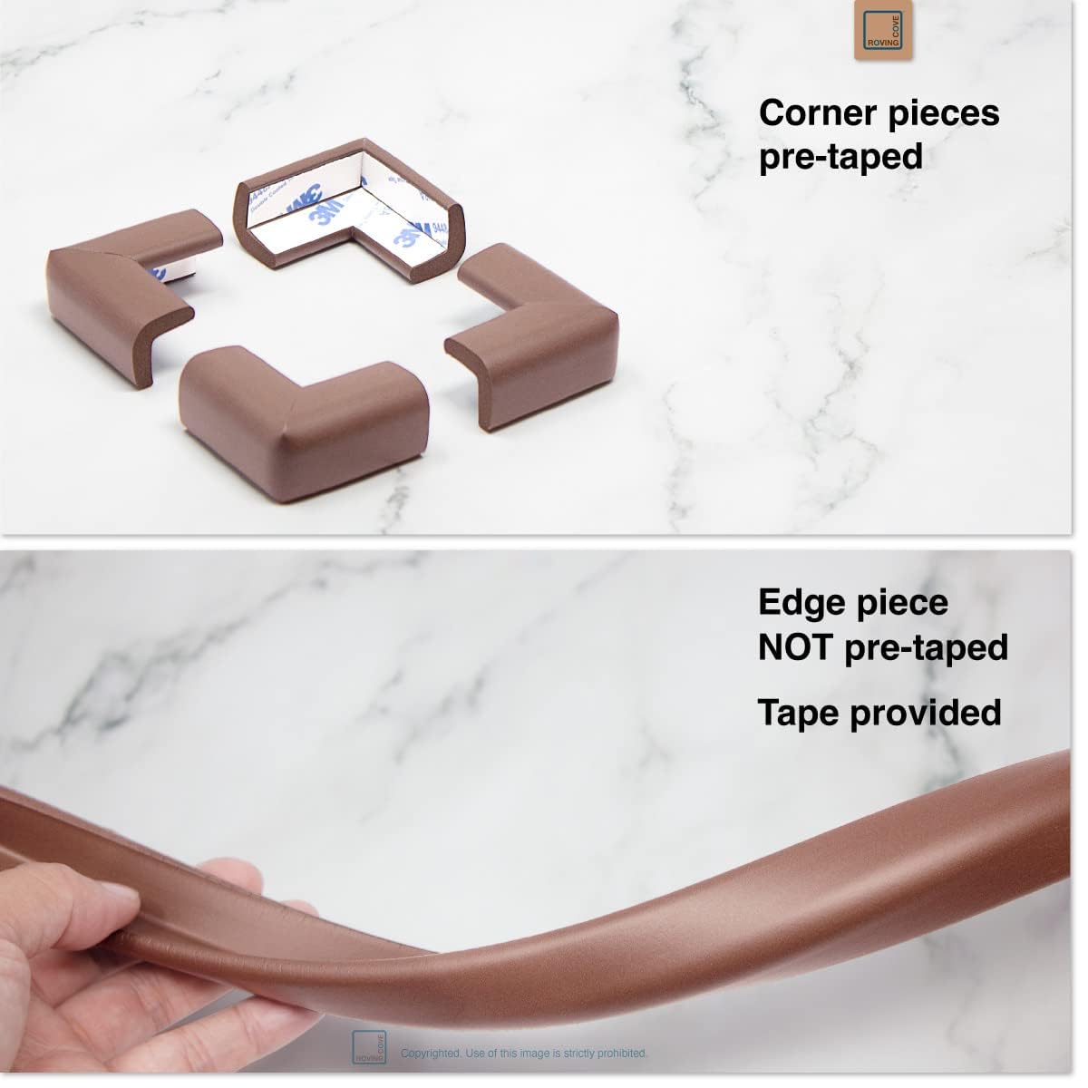 Proof Corner Edge Protector, Small 15ft Edge 4 Corners