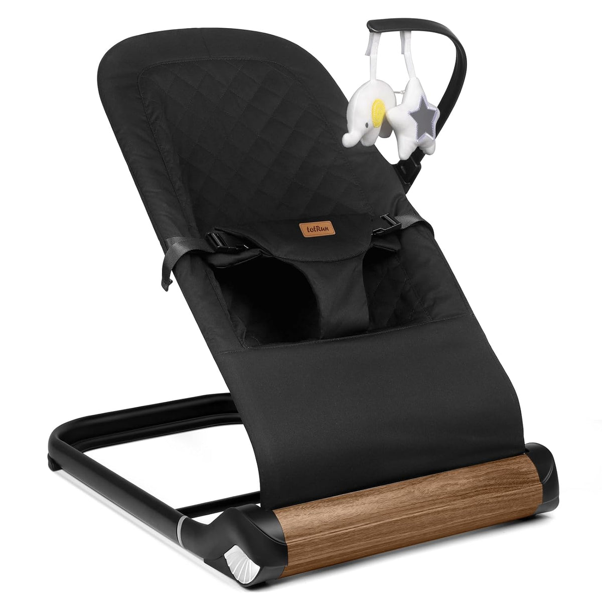Bouncer Chair - Comfortable Support for Your Little One's Blissful Moments (Normal, Black)
