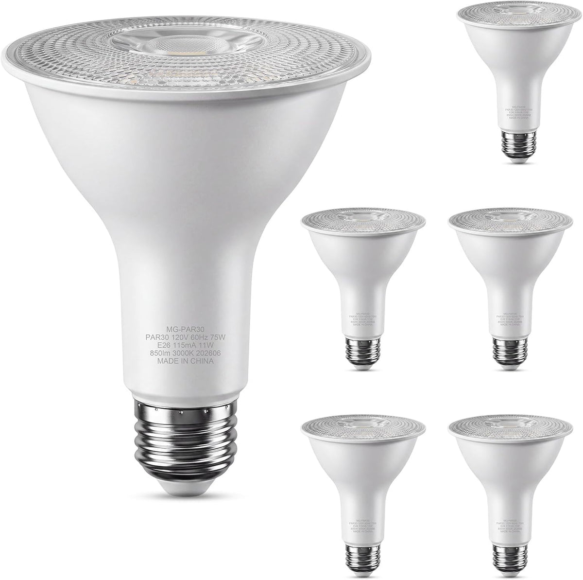 Recessed Light Bulbs Dimmable 75W Equivalent 3000K Warm White, 6 Pack