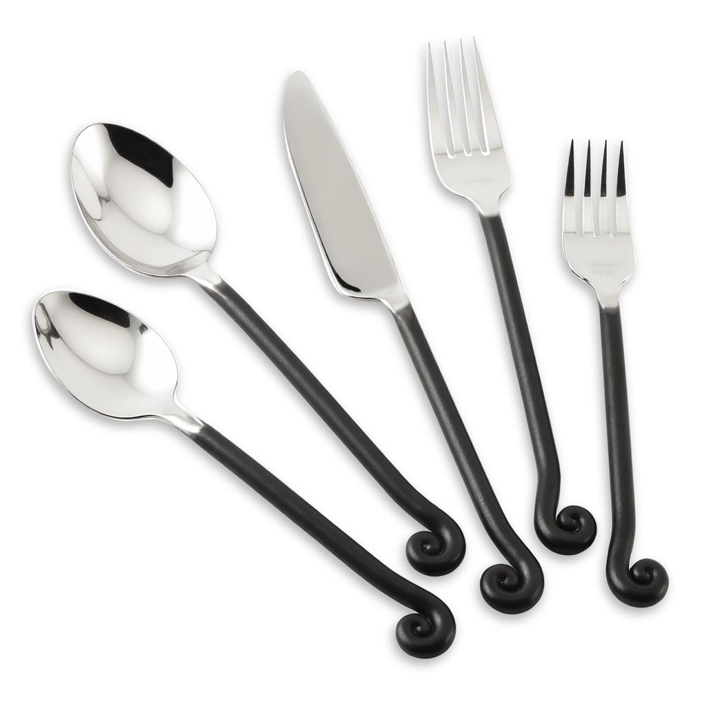 Silverware Set Musical Note Handle 60-Piece 18/10 Stainless Steel for 12