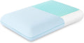 Cooling Gel Memory Foam Pillow, Reversible Design, Neck Support | For Side, Back & Stomach Sleepers, Removable