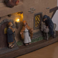 Bethlehem Inn Porcelain Christmas Village with LED Lights
