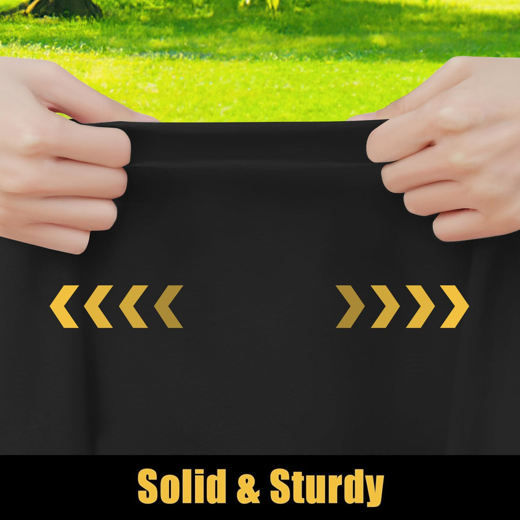 Rectangle Picnic Table Cloth, Waterproof Elastic Fitted Tablecloths for 8 Foot Tables, Washable Polyester Table Cover