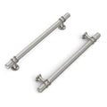 10 Pack 7"(177mm) Brushed Nickel Knurled Cabinet Handles Kitchen Satin Nickel Cabinet Pulls Drawer Dresser Hardware