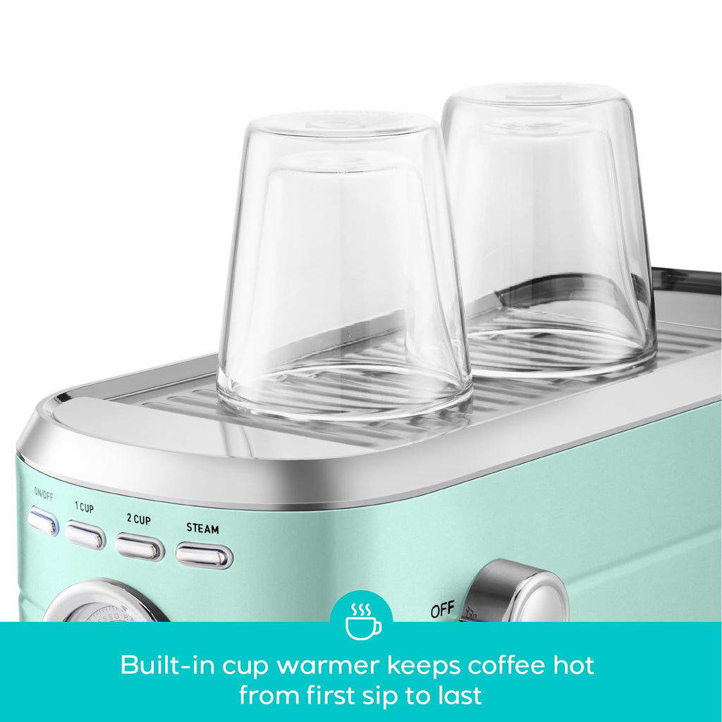 Espresso Machine, Small Coffee Maker with Steam Wand