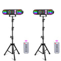 DJ Lights with Stand, 5 in 1 Dj Lights for Parties Disco Ball Stage Party Light Set with Sound Activated Control