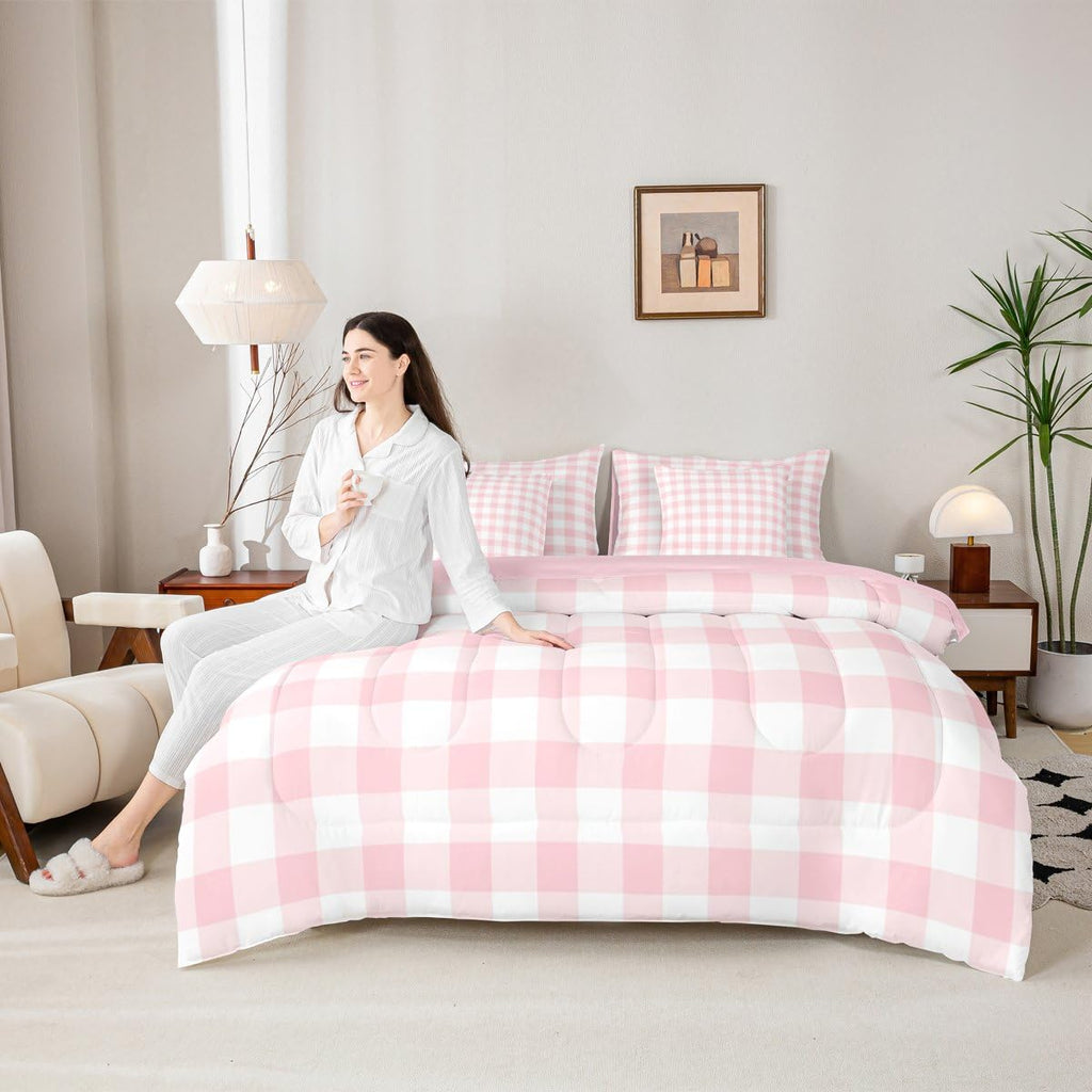 Buffalo Check Plaid Comforter Set Bed in a Bag