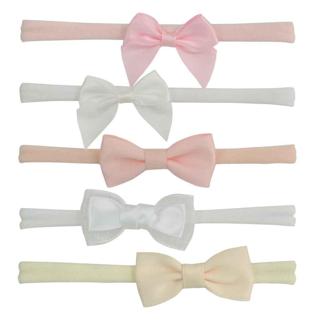 Mini Small Bows Headband Set for Preemie Infant Girl
