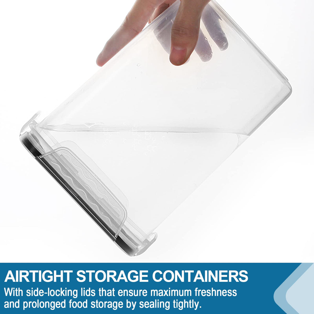 Large Tall Airtight Food Storage Containers, 10 PACK Containers Set