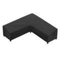 Outdoor Sectional Cover 112 x 112 inch L-Shaped Large Couch Sofa