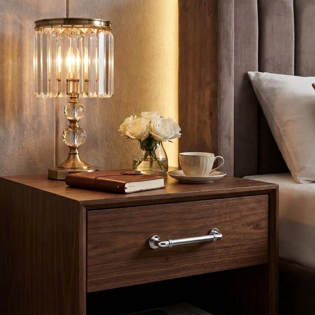 5 Pack 6 Inch Solid Zinc Alloy Polished Nickel Cabinet Pulls