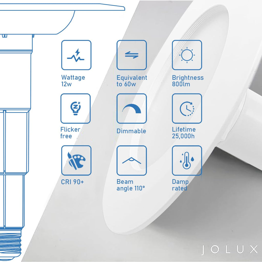 5/6 Inch LED Can Lights Retrofit Recessed Lighting