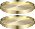 Brass Coasters HeatResistant Gold Tea Cup Mat Holder - Set of 2