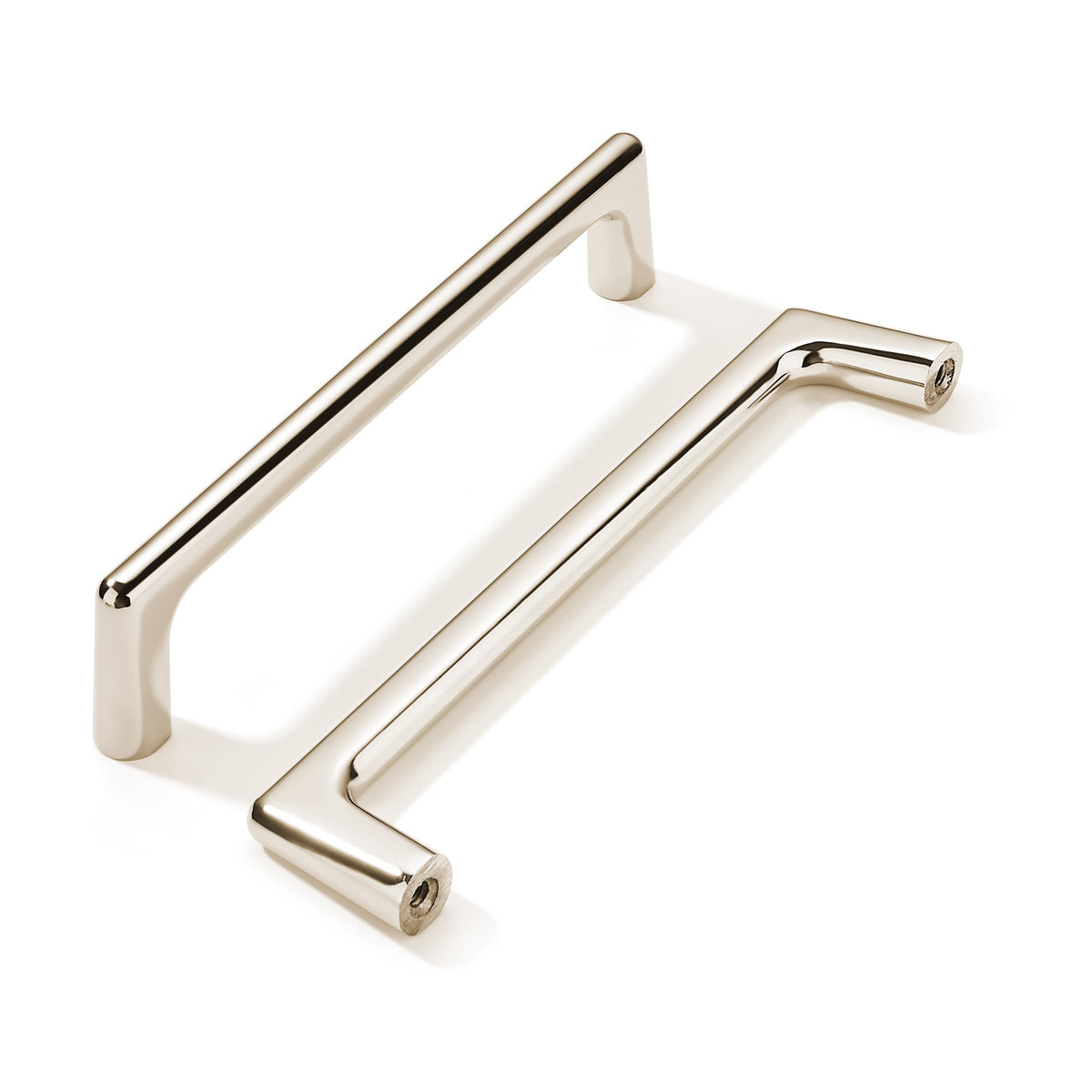 6 Pack Polished Nickel Cabinet Pulls 5 Inch(128mm) Hole Centers Cabinet Pulls Kitchen Cabinet Hardware for Cupboard