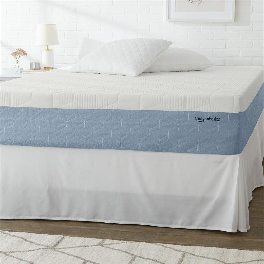 Medium-Firm Memory Foam Mattress, Cooling Gel, Breathable, CertiPUR-US Certified Foam, Queen, 80 x 60 x 12 inches