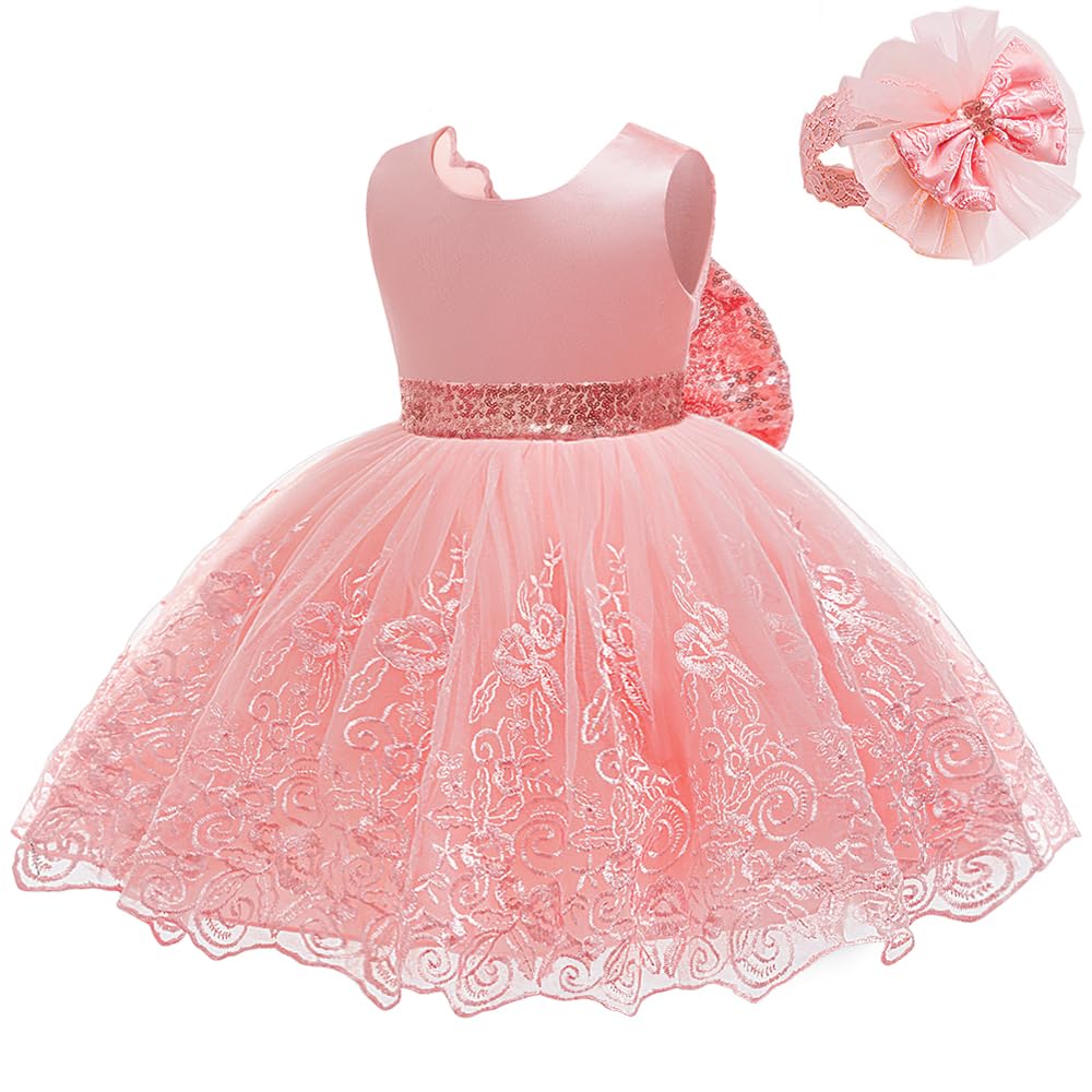 Toddler Flower Girl Dress,Baby Girl Formal Dress for Girl Baby Dress18M
