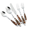 Silverware Set Brown Luxury Vintage Handle 40-Piece Service for 8