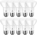 Energetic 10-Pack BR20 LED Bulb 3000K Warm White 6.5W=45W, 500 Lumen