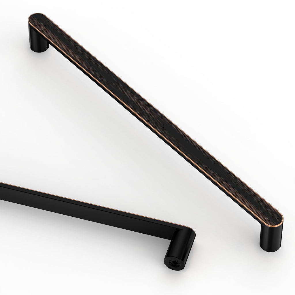 10 Pack 10 Inch(254mm) Oil Rubbed Bronze Kitchen Cabinet Handles, Cabinet Pulls Kitchen Cabinet Hardware Cupboard