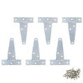 3" T-Strap Hinge, Galvanized Tee Hinge Heavy Duty for Barn Gate