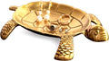 100% Solid Brass Turtle Jewelry Tray